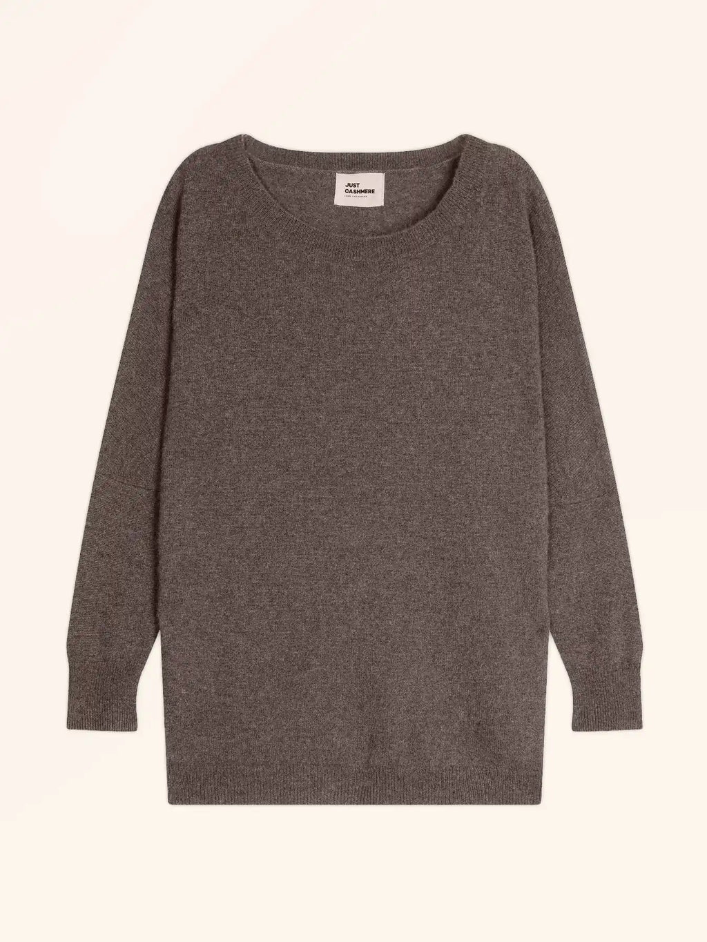 REBECCA pullover chauve souris taupe meliert