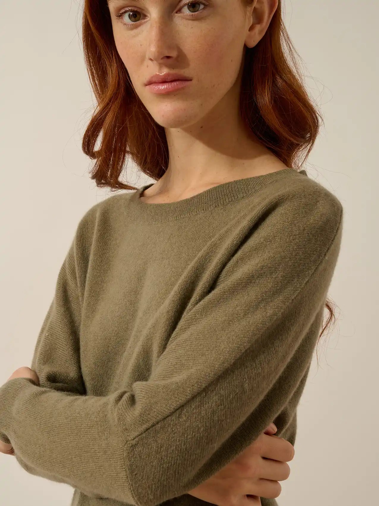 REBECCA pullover chauve souris army
