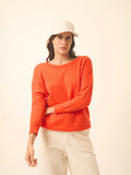 REBECCA pullover chauve souris orange
