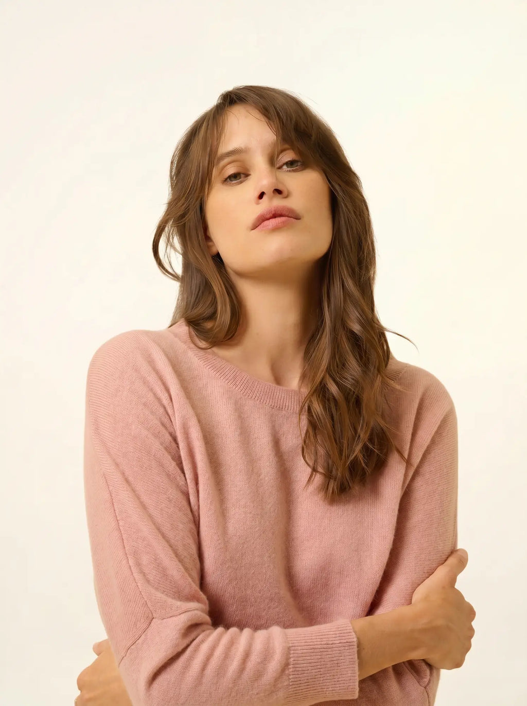 REBECCA pullover chauve souris bois de rosa