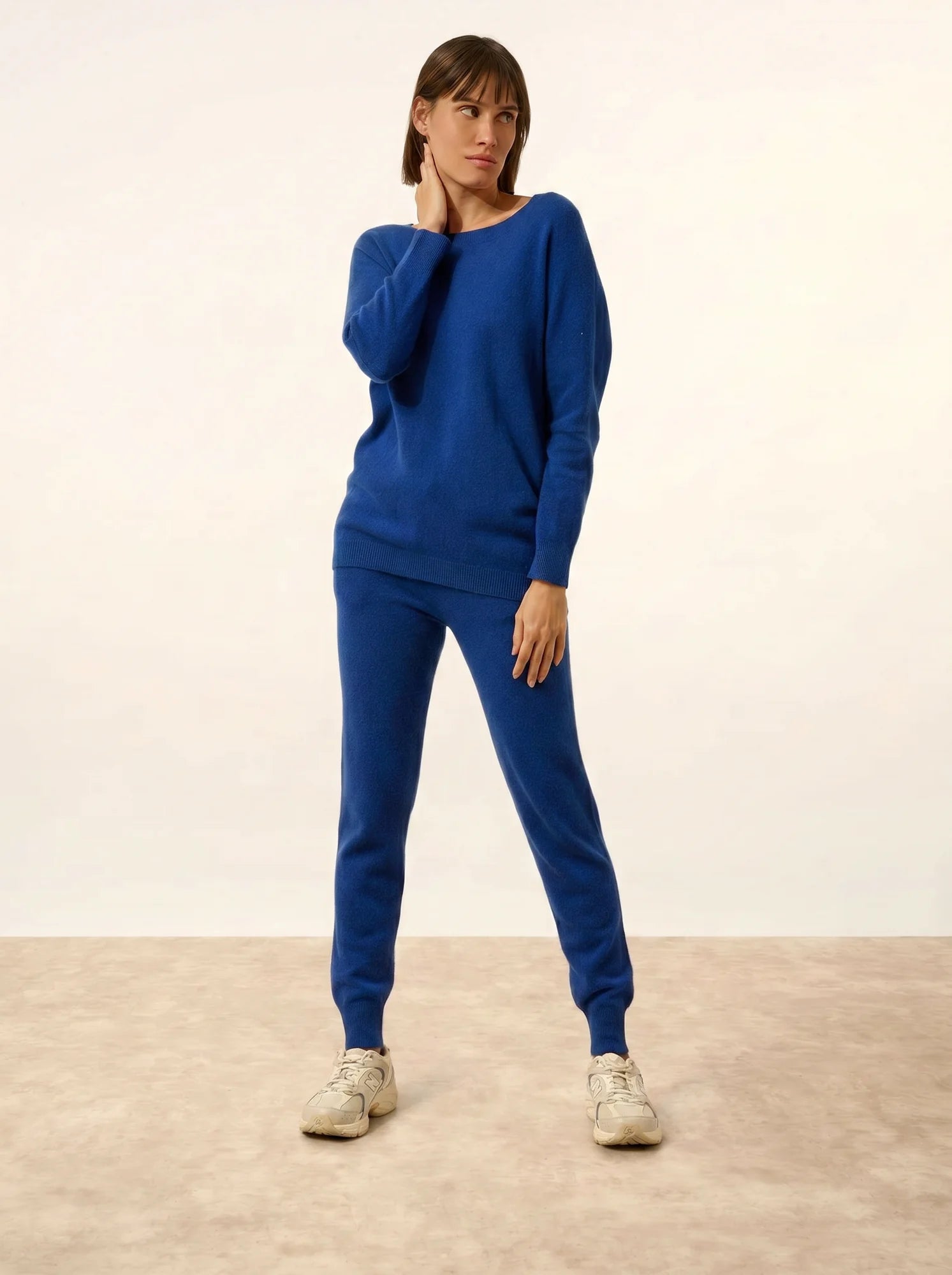REBECCA pullover chauve souris ultramarin