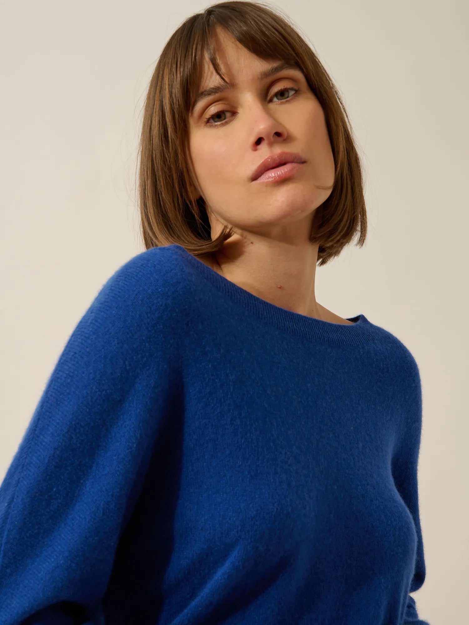 REBECCA pullover chauve souris ultramarin
