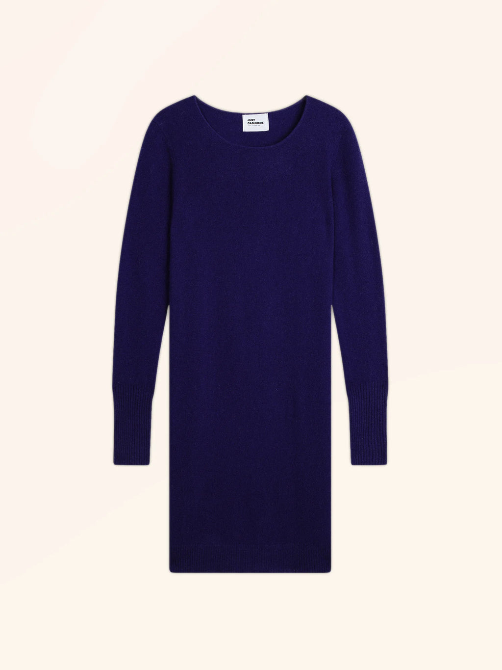 SUSAN kleid rundhalsausschnitt violett