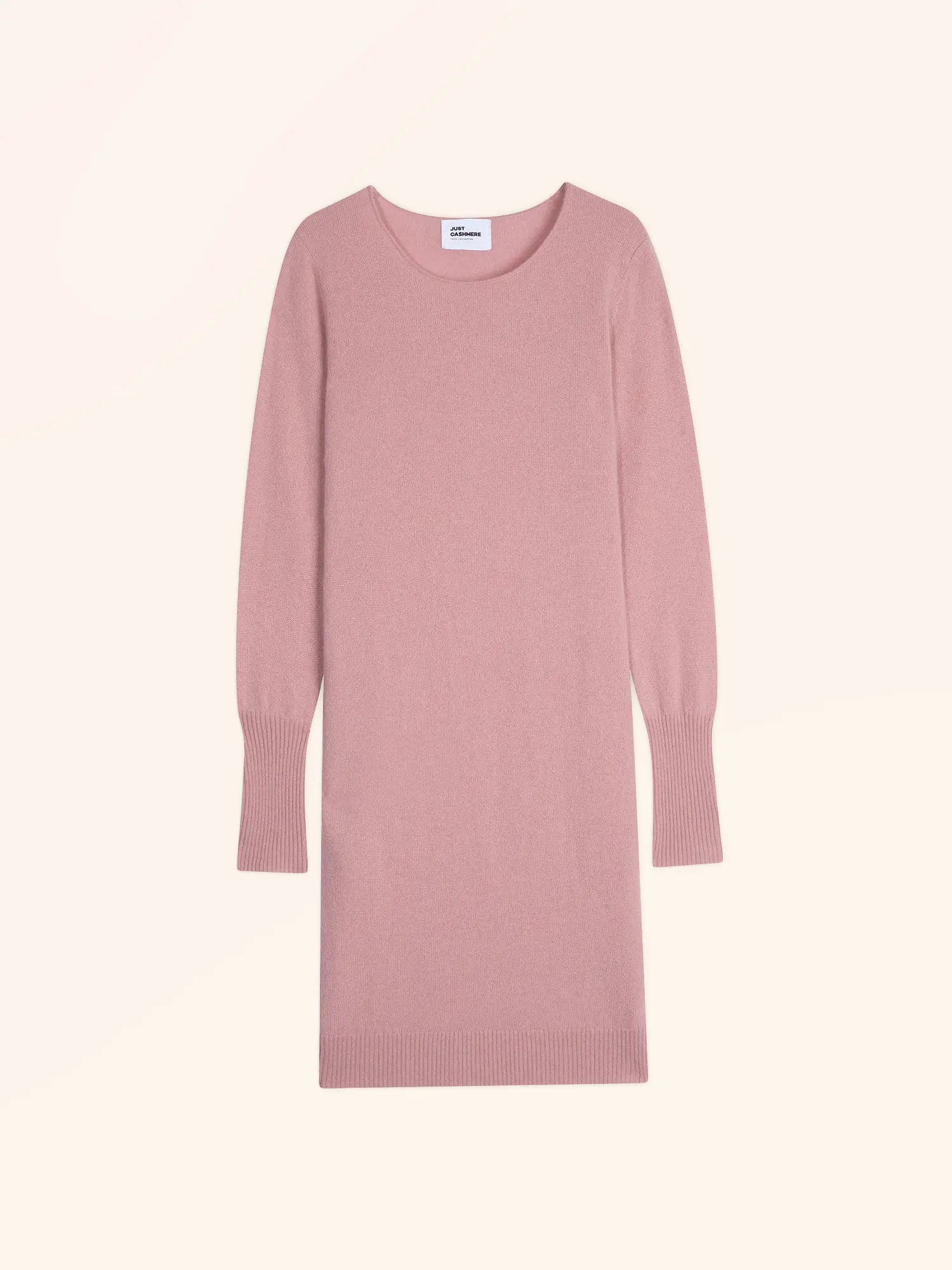 SUSAN kleid rundhalsausschnitt bois de rosa
