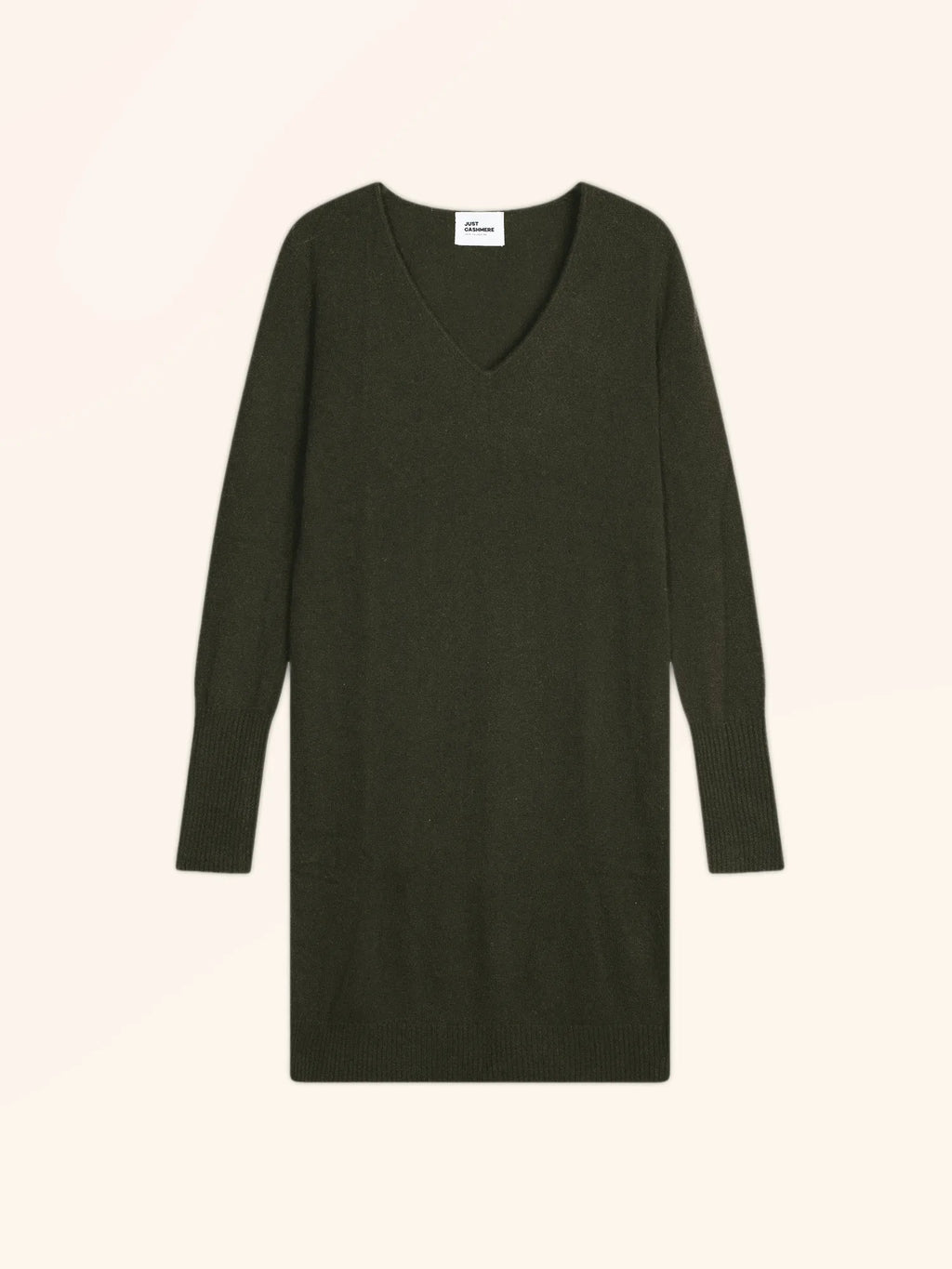 TRACY kleid v-ausschnitt khaki