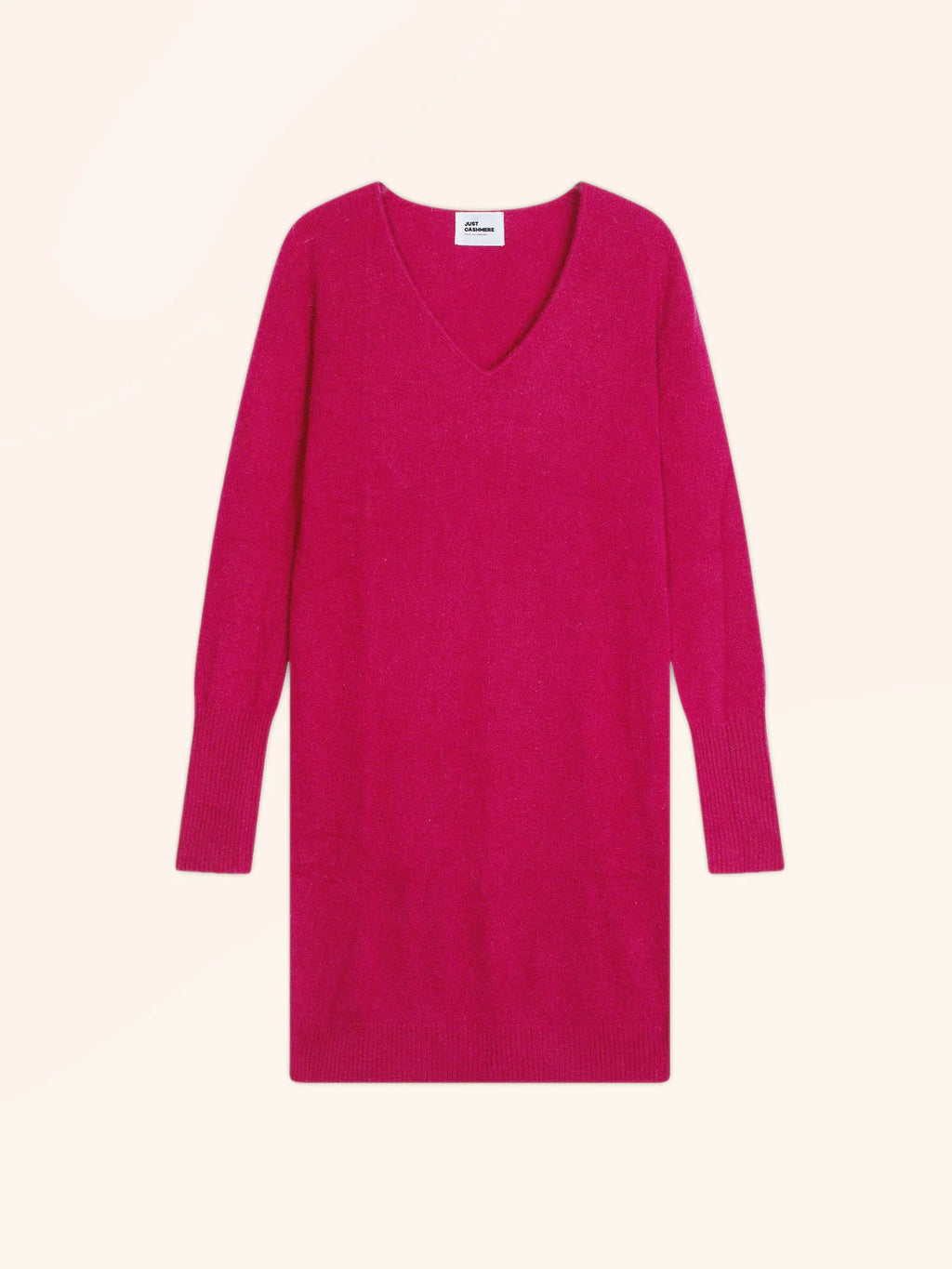 TRACY kleid v-ausschnitt fuchsia