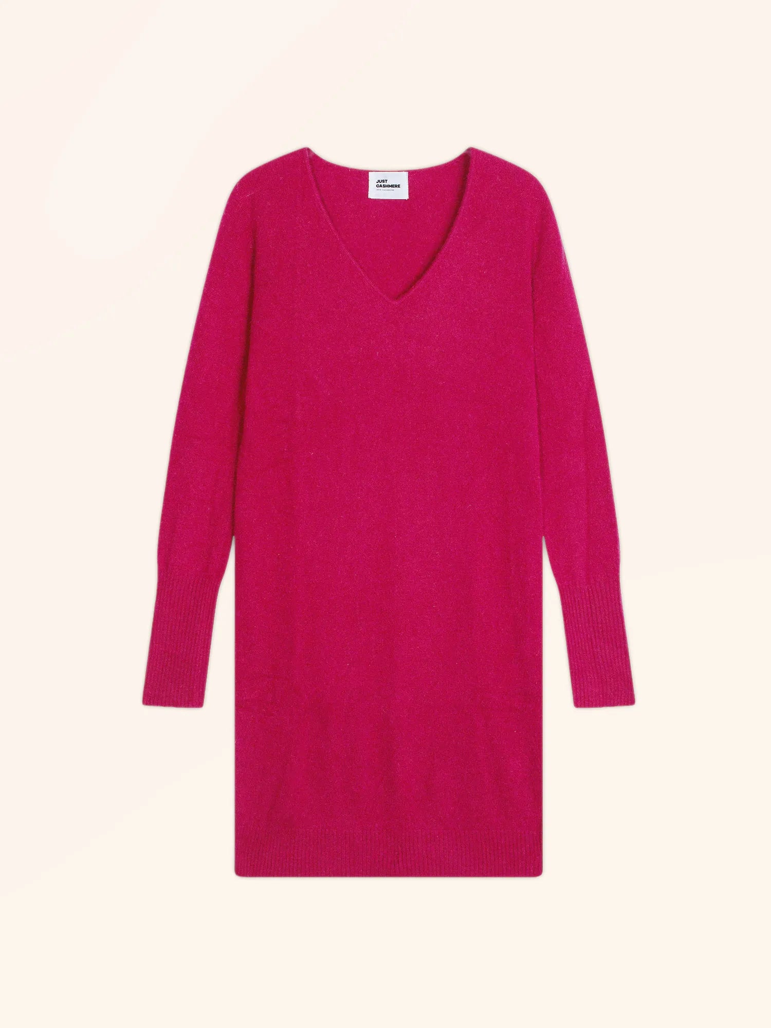 TRACY kleid v-ausschnitt fuchsia
