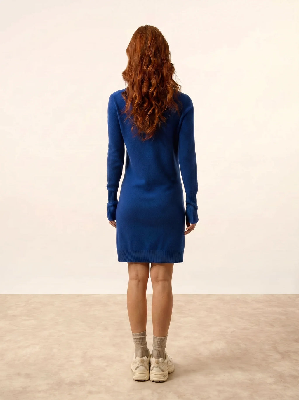 TRACY kleid v-ausschnitt ultramarin
