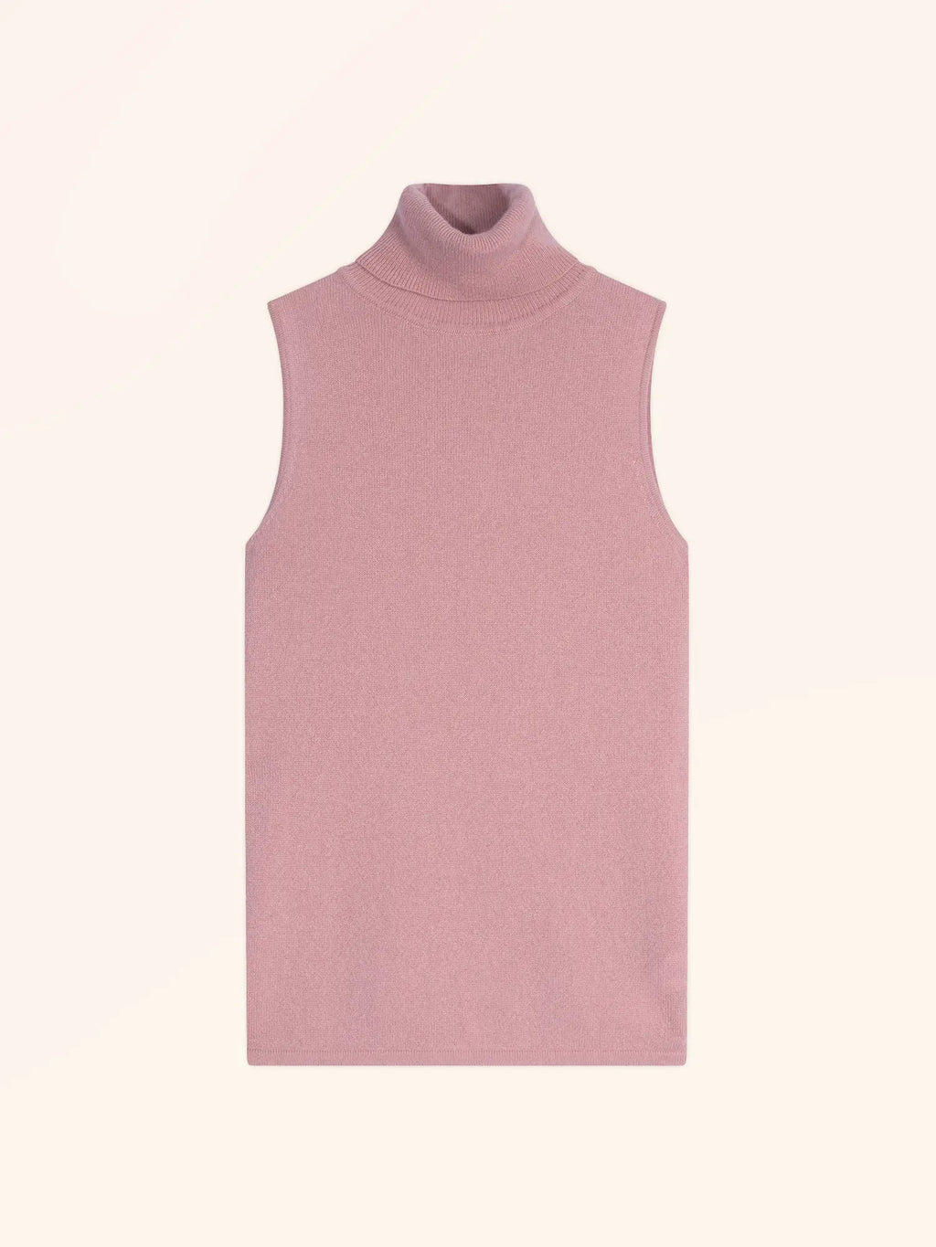 VIOLET pullover rollkragen ärmellos bois de rosa