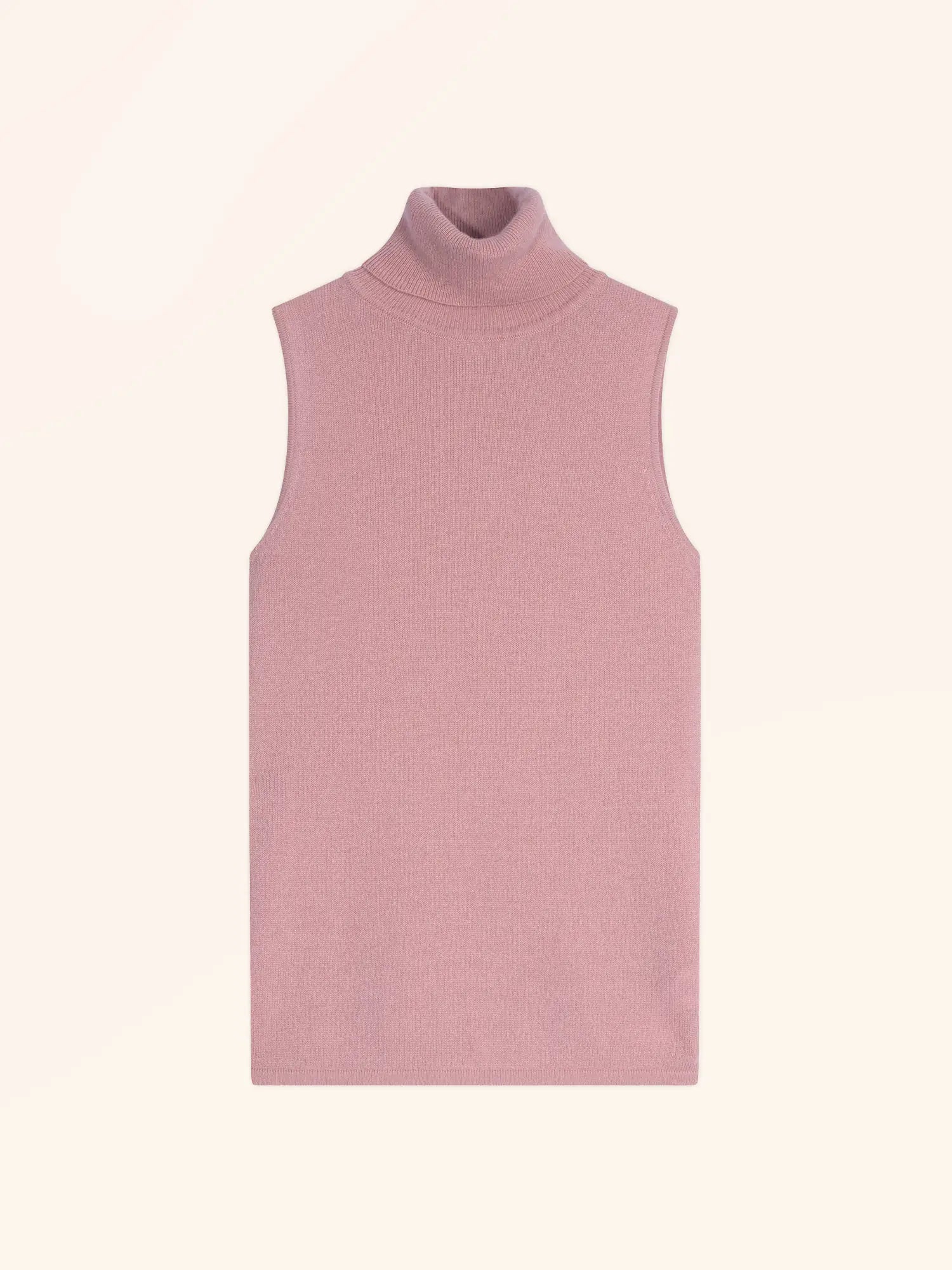 VIOLET pullover rollkragen ärmellos bois de rosa
