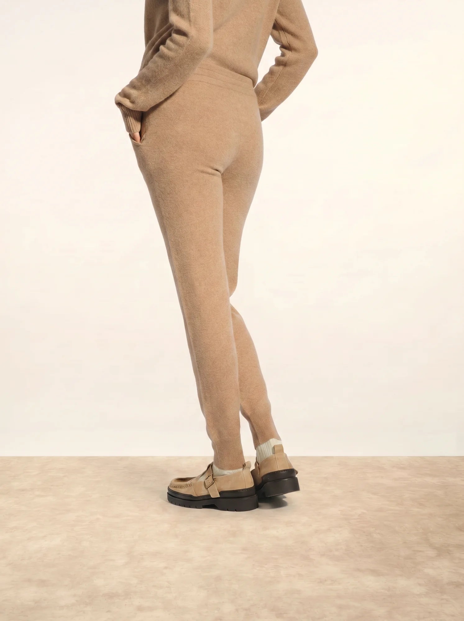 WENDY jogging camel chiné