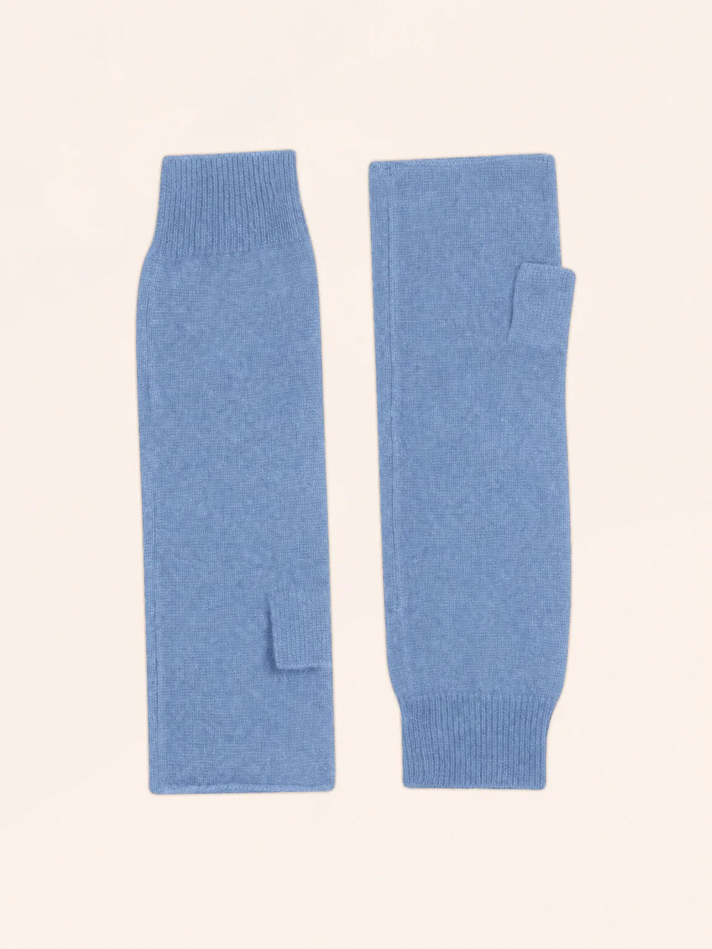 ZOE fingerlose handschuhe himmelblau