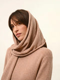 SPENCER schal camel meliert
