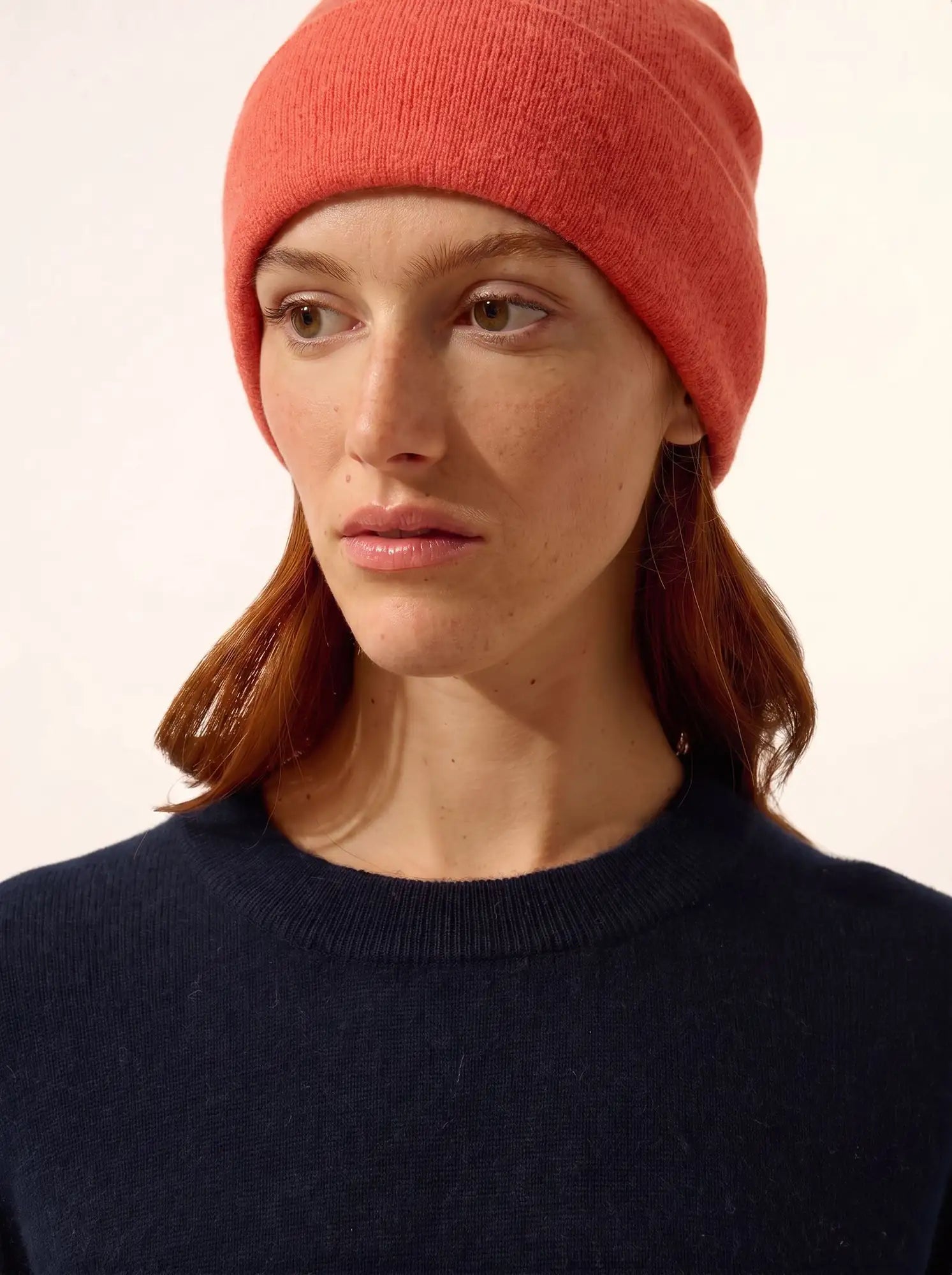 LAUREN mütze orange meliert
