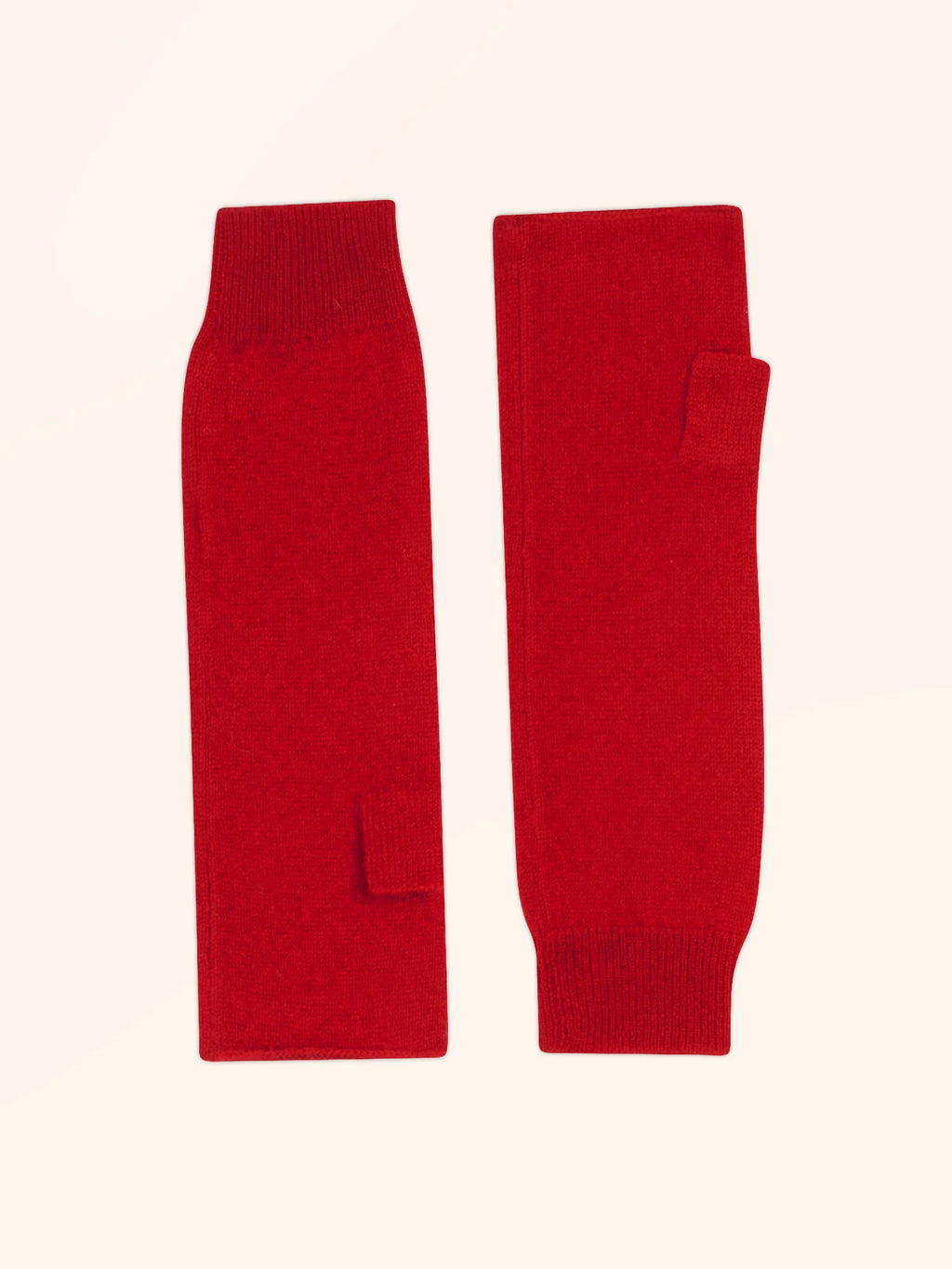 ZOE fingerlose handschuhe rot