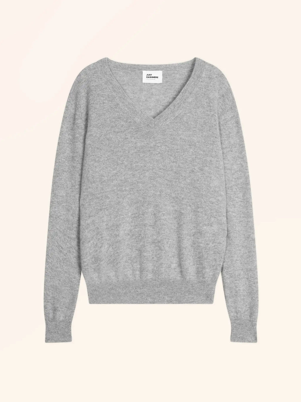 NORA pullover v-ausschnitt wolke meliert