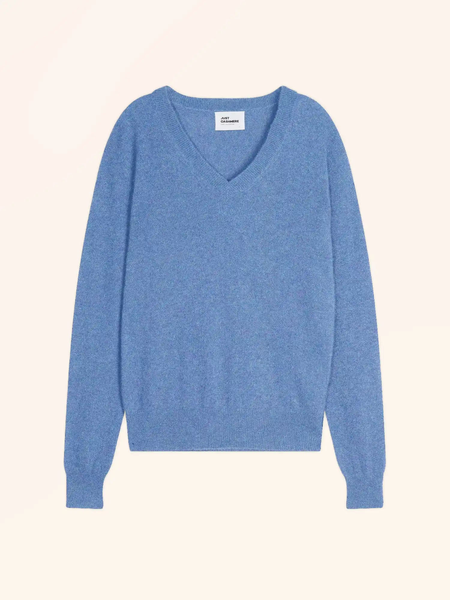 NORA pullover v-ausschnitt himmelblau
