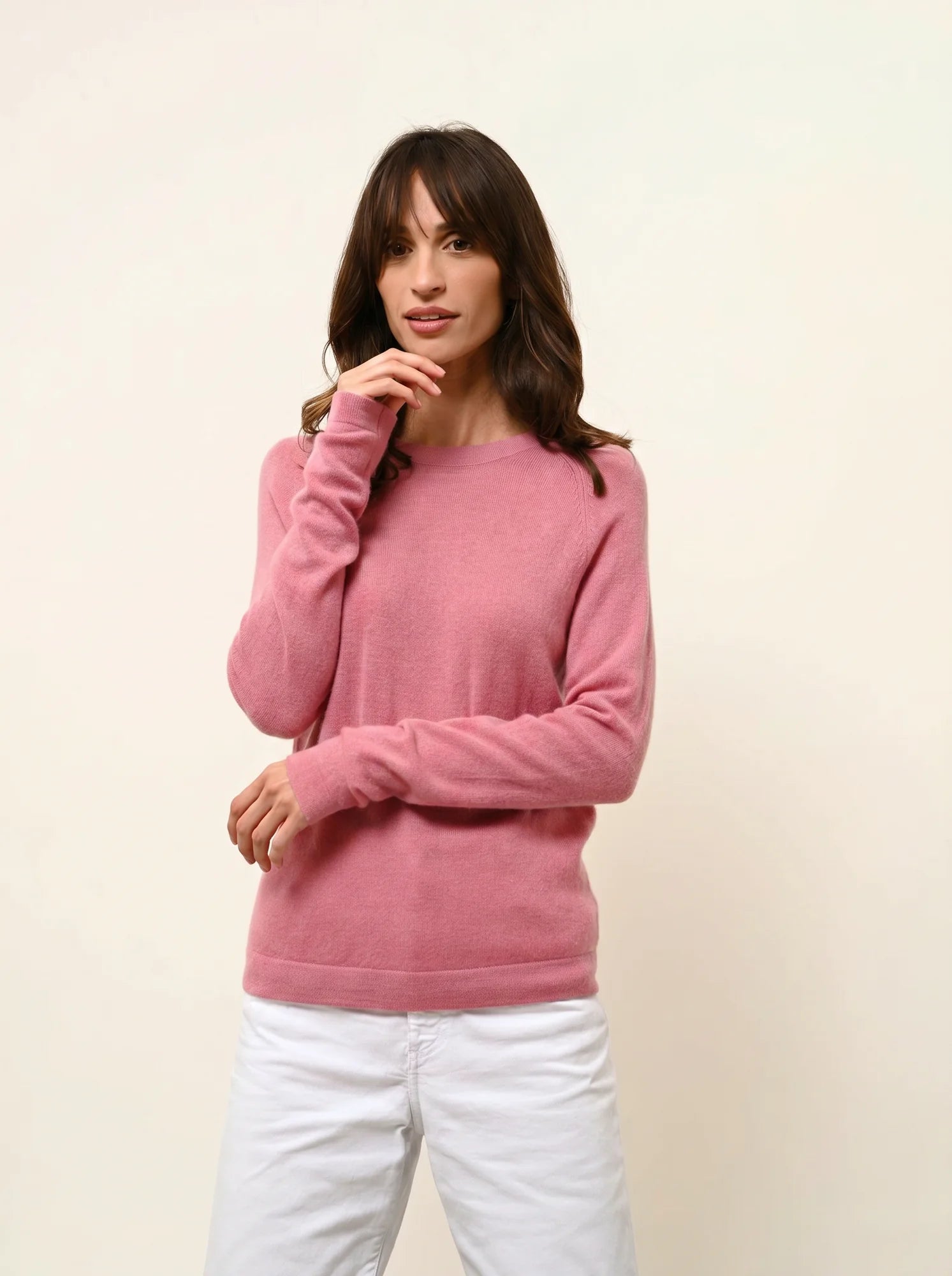 JANE pullover rundhalsausschnitt pétale