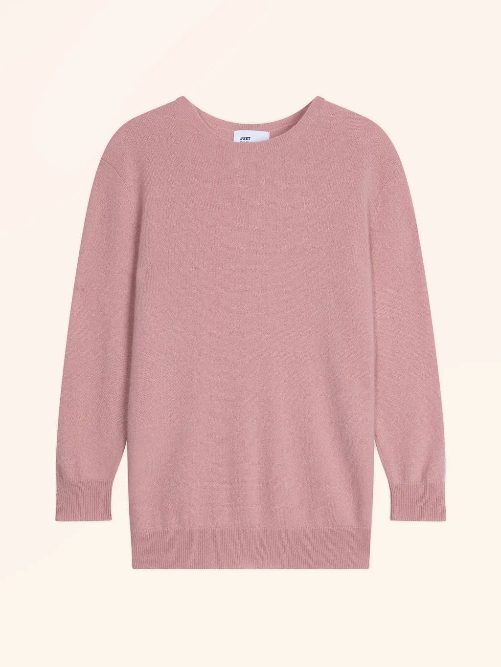 JANICE pullover rundhalsausschnitt geknöpft hinten bois de rosa