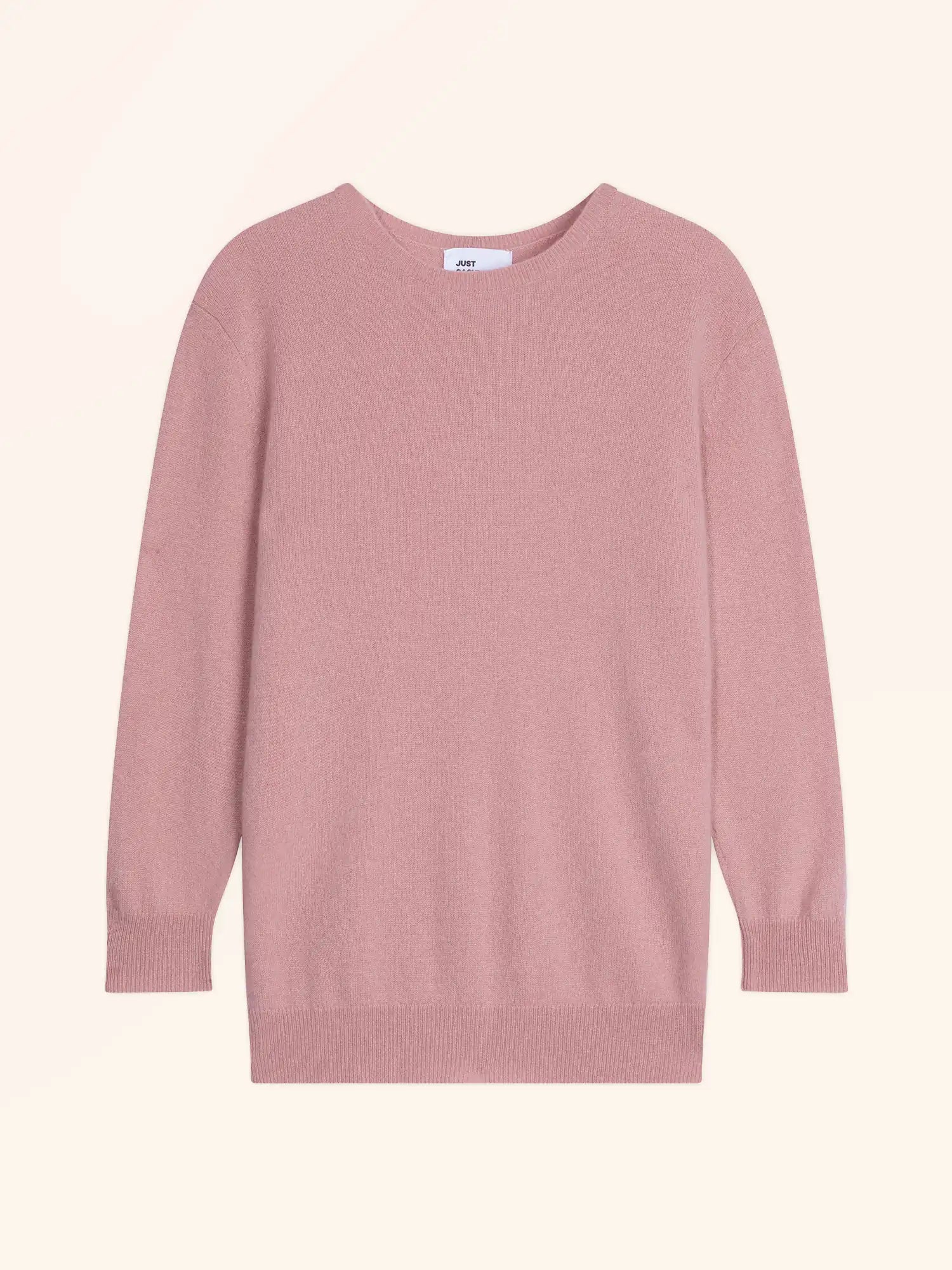 JANICE pullover rundhalsausschnitt geknöpft hinten bois de rosa