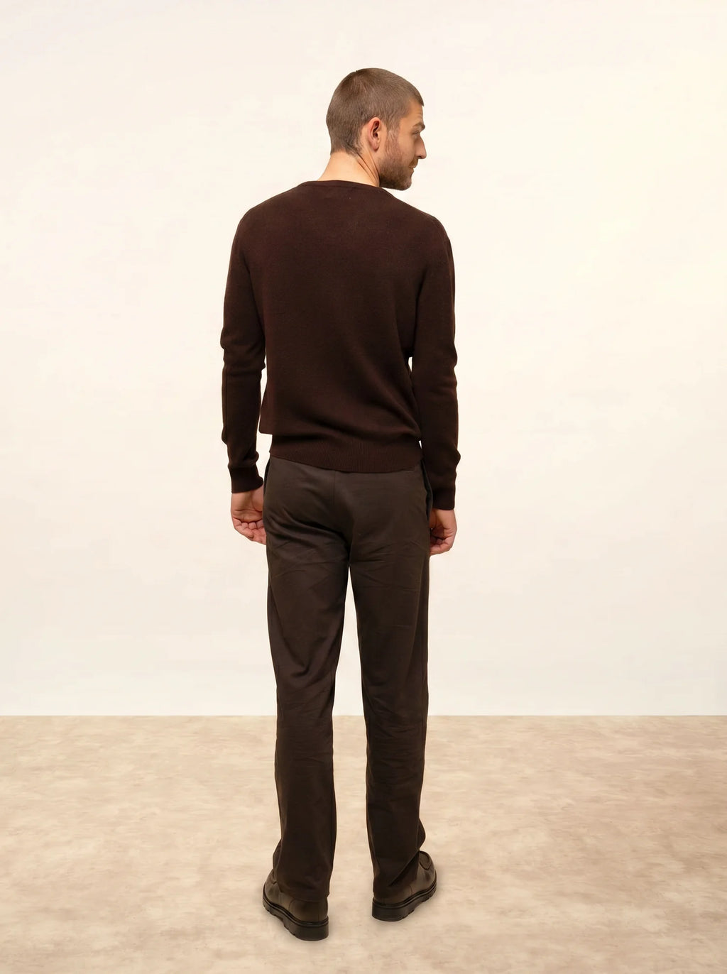 WALT pullover v-ausschnitt choco