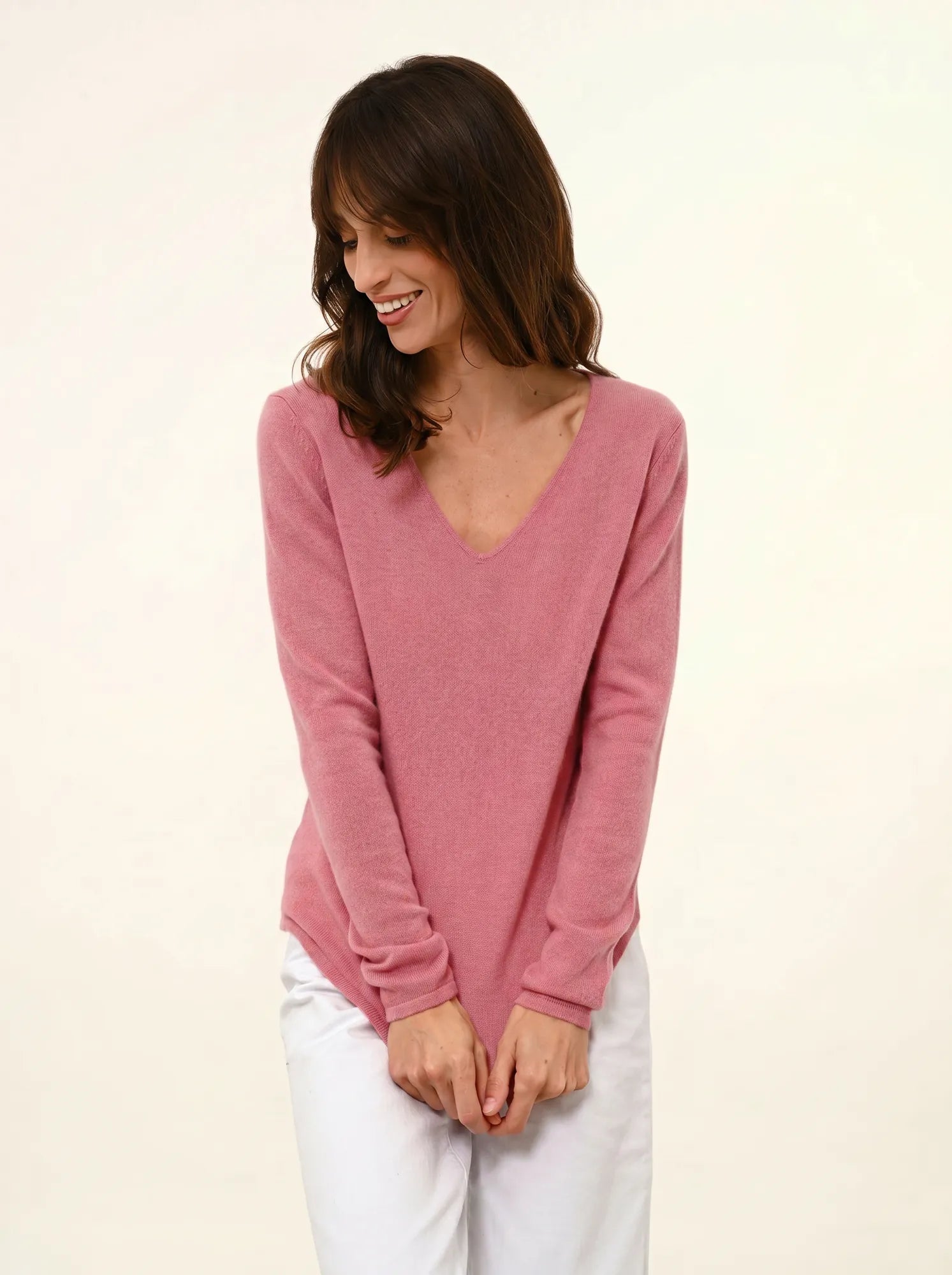 JOAN pullover v-ausschnitt pétale