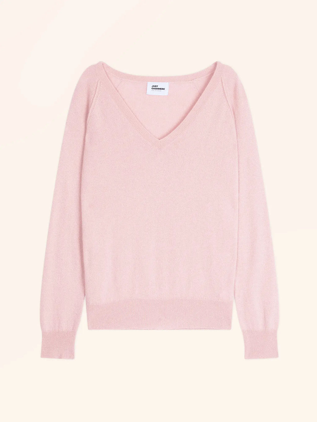 PHOEBE pullover v-ausschnitt poudre