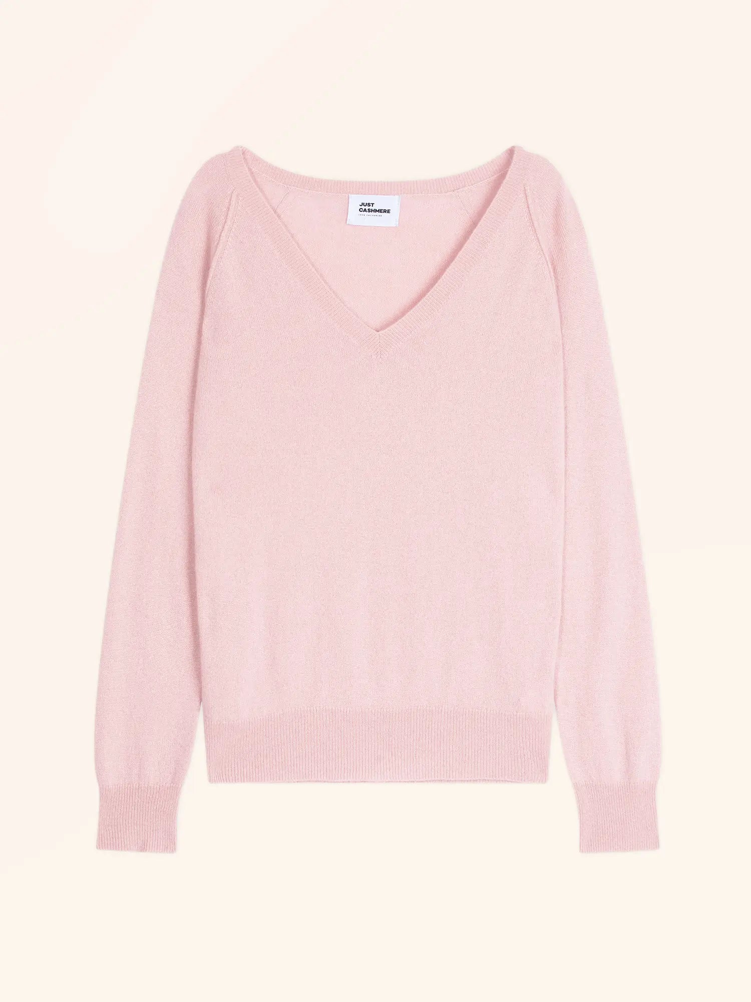 PHOEBE pullover v-ausschnitt poudre