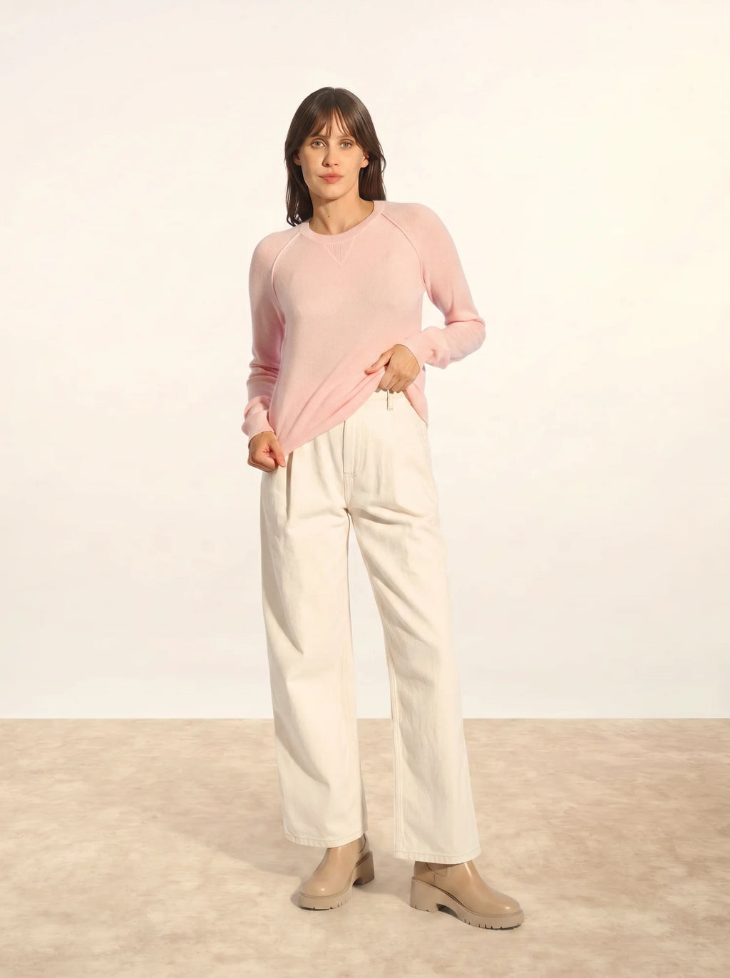 HELEN pullover rundhalsausschnitt ballerine