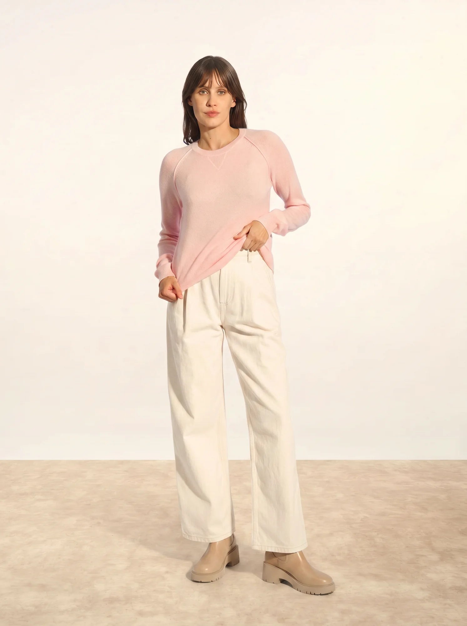 HELEN pullover rundhalsausschnitt ballerine