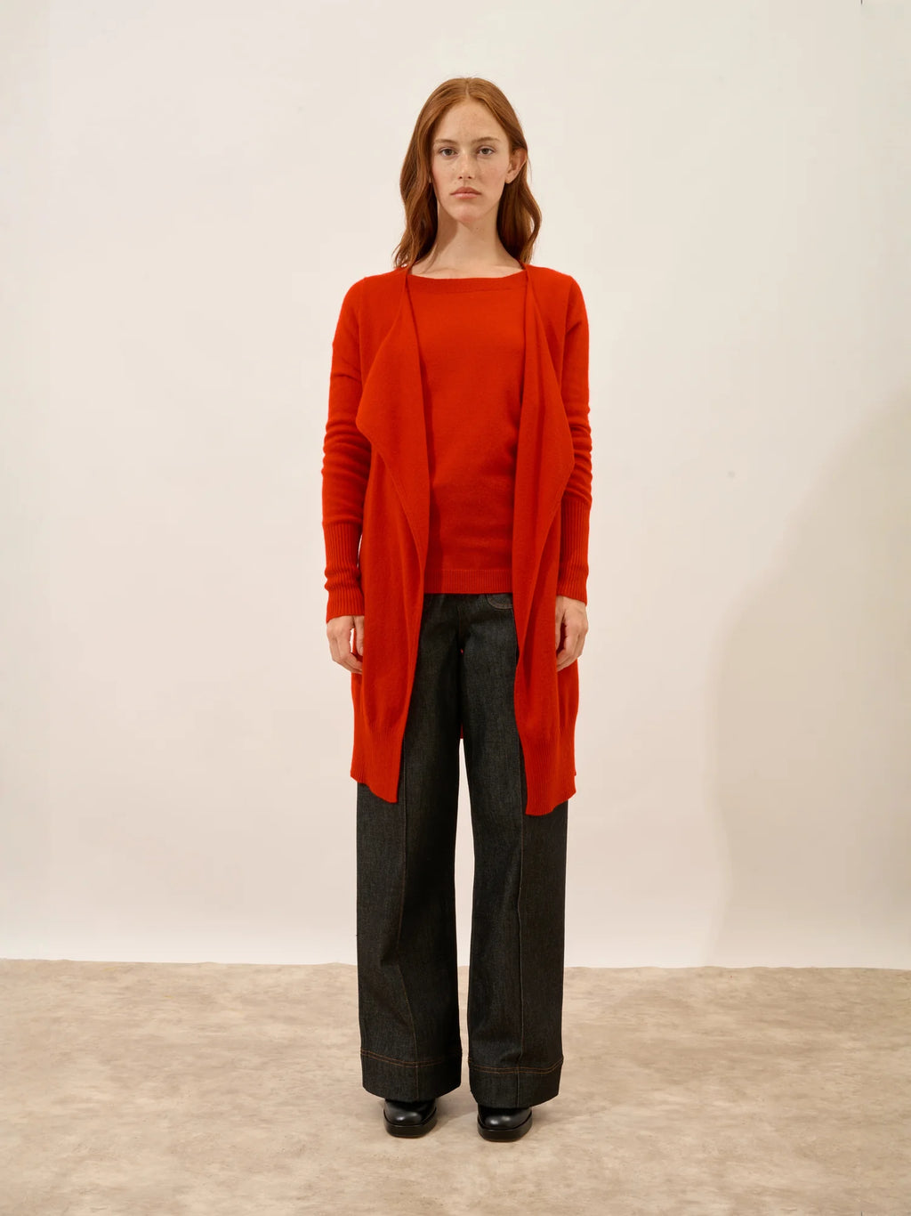 BROOKE jacke lang rot