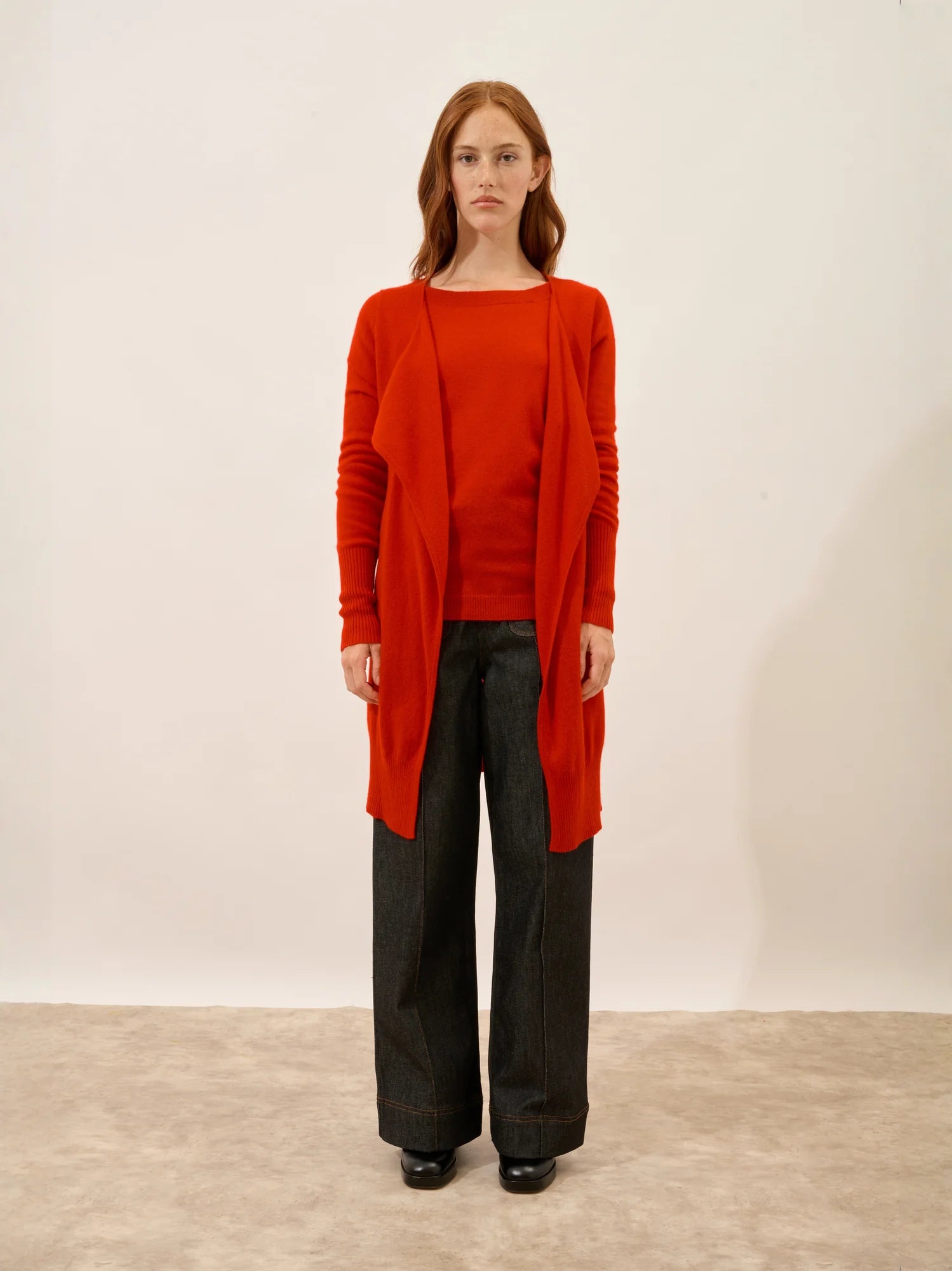BROOKE jacke lang rot