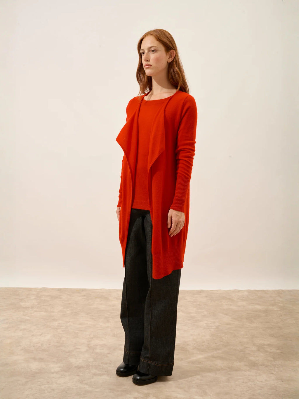 BROOKE jacke lang rot
