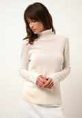 LEXIE pull col roulé neige
