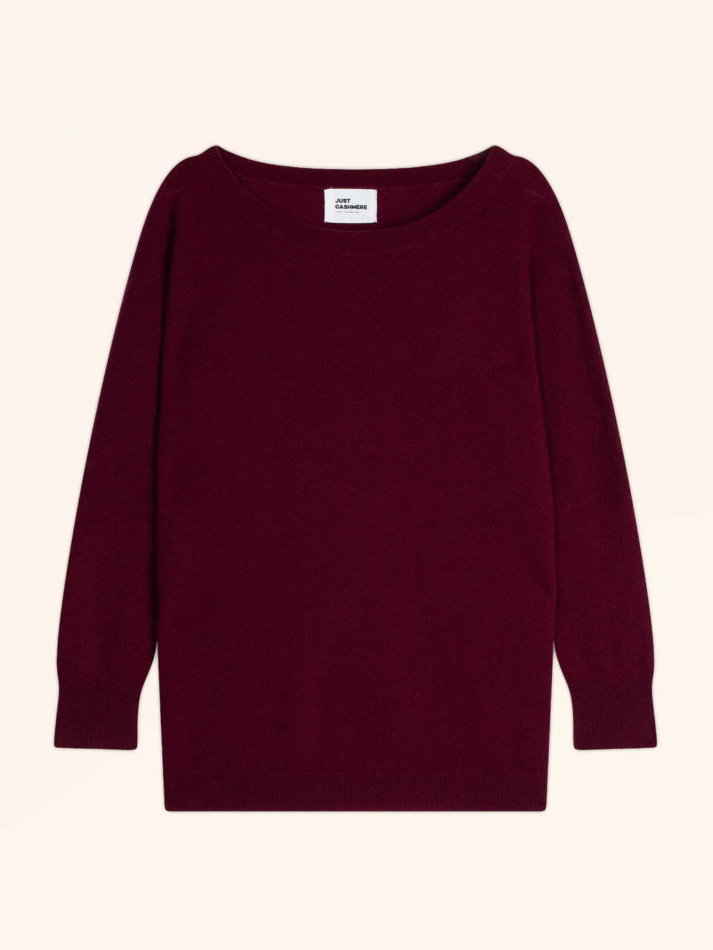 REBECCA pull chauve souris bordeaux