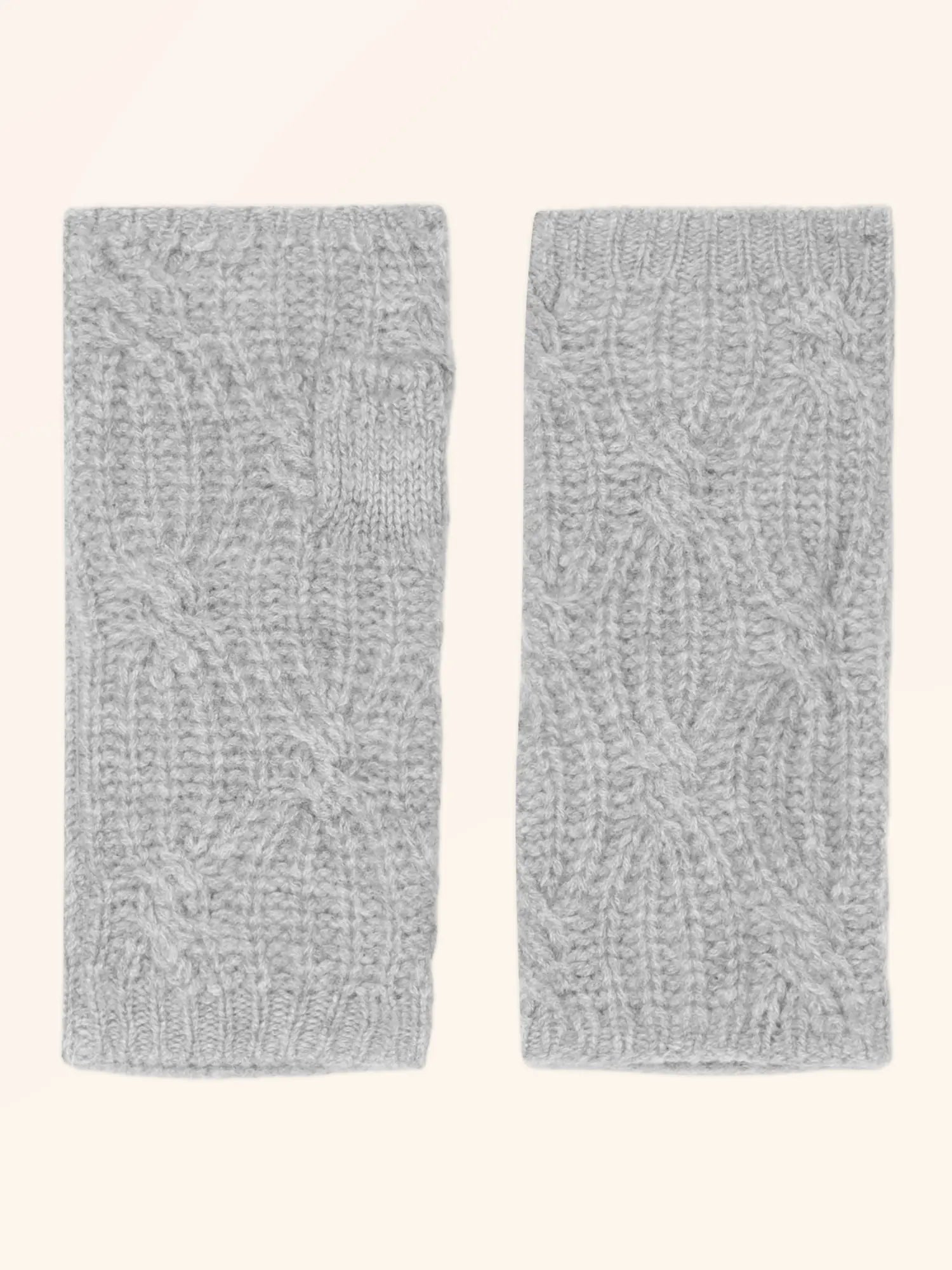 BALE fingerlose handschuhe 6-fädig wolke meliert