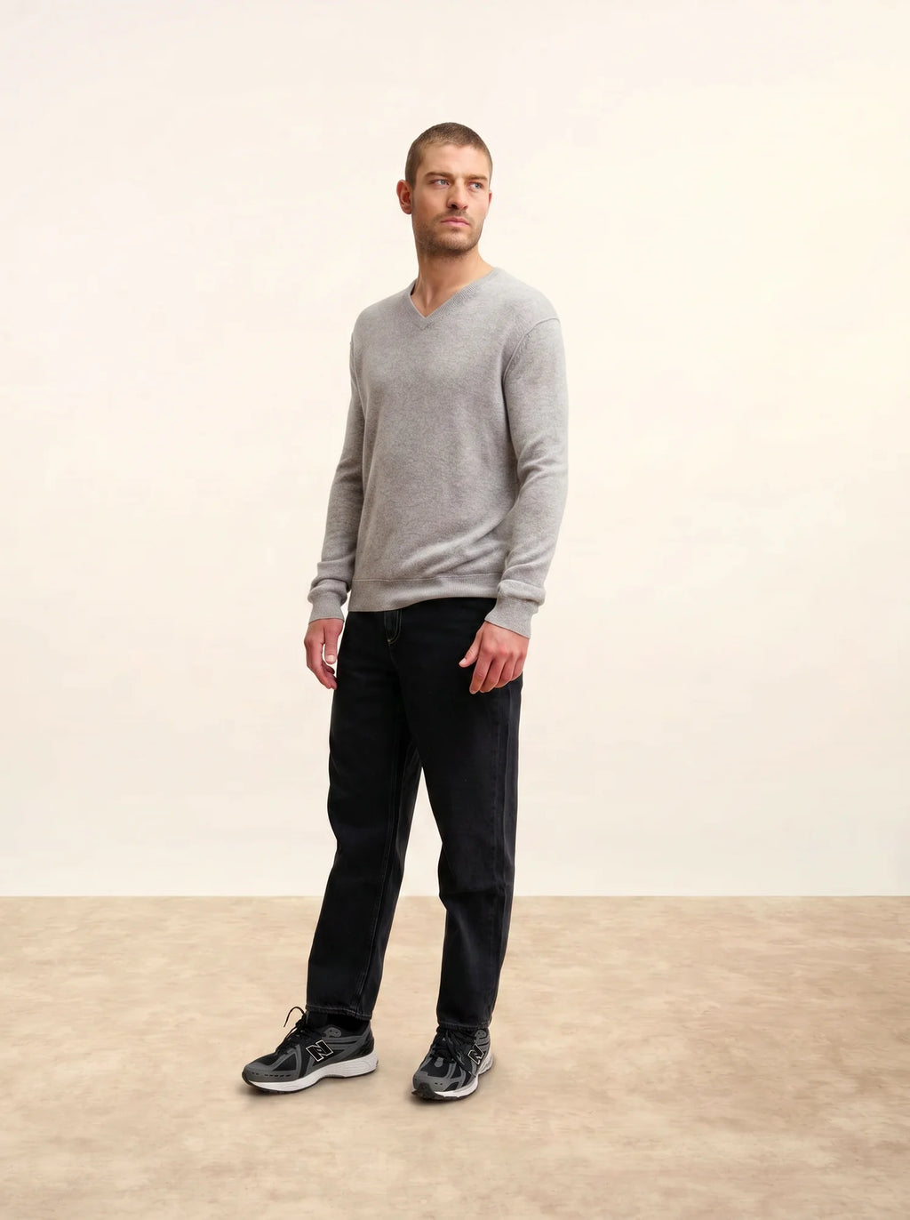 TOM pullover v-ausschnitt wolke meliert