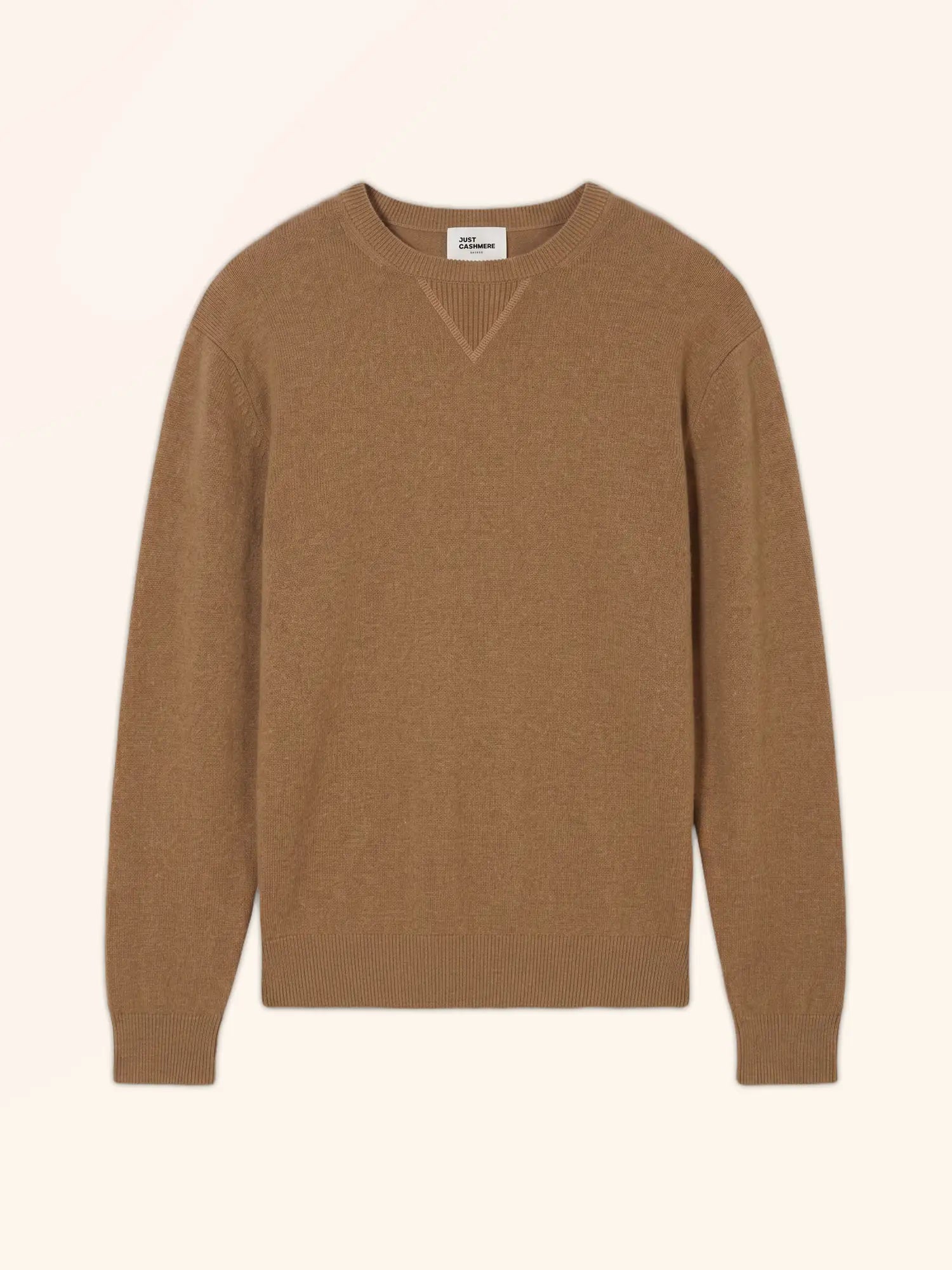 NOE pullover rundhalsausschnitt noisette