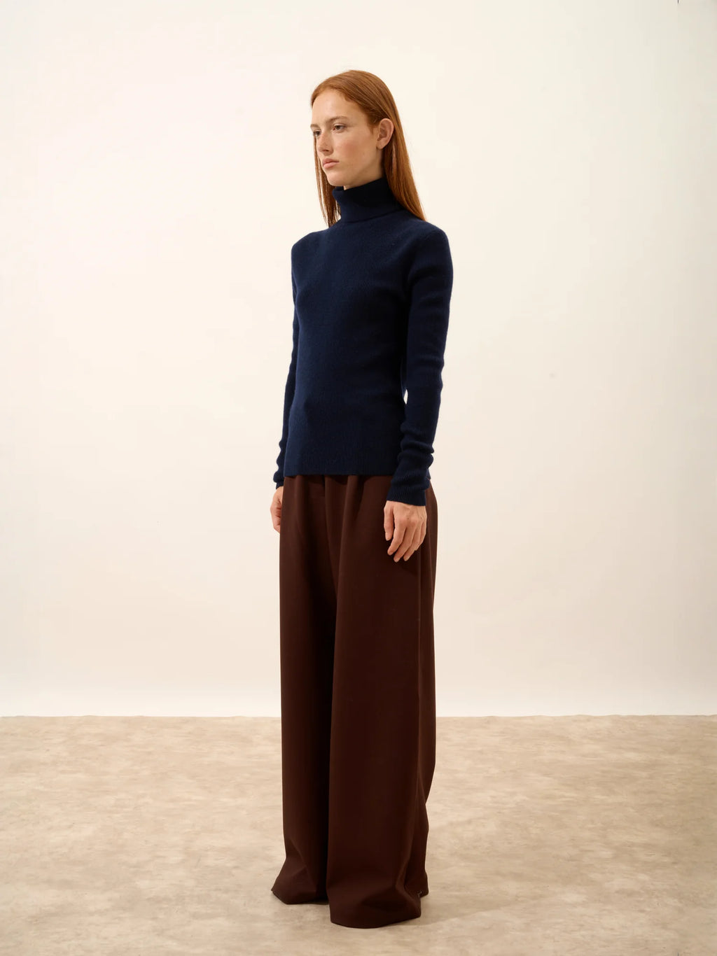 LANAIS pullover rollkragen marineblau
