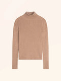 LANAIS Pull Col Roulé Camel Chiné