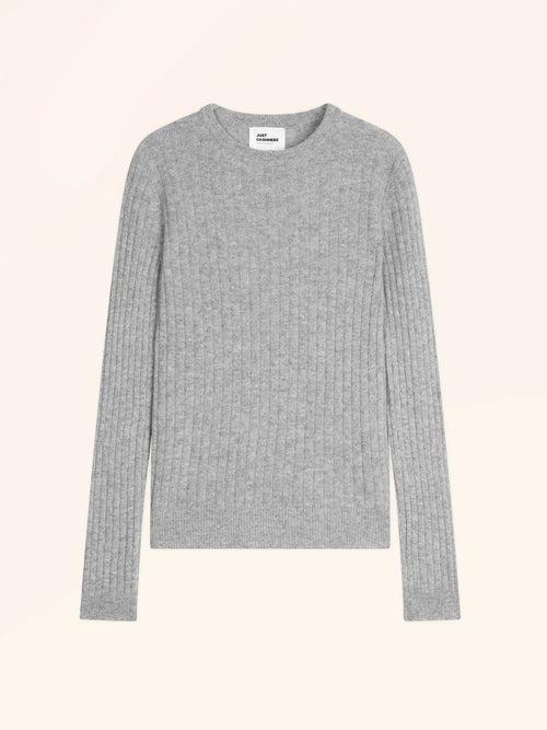 AVANA pull col rond nuage chiné