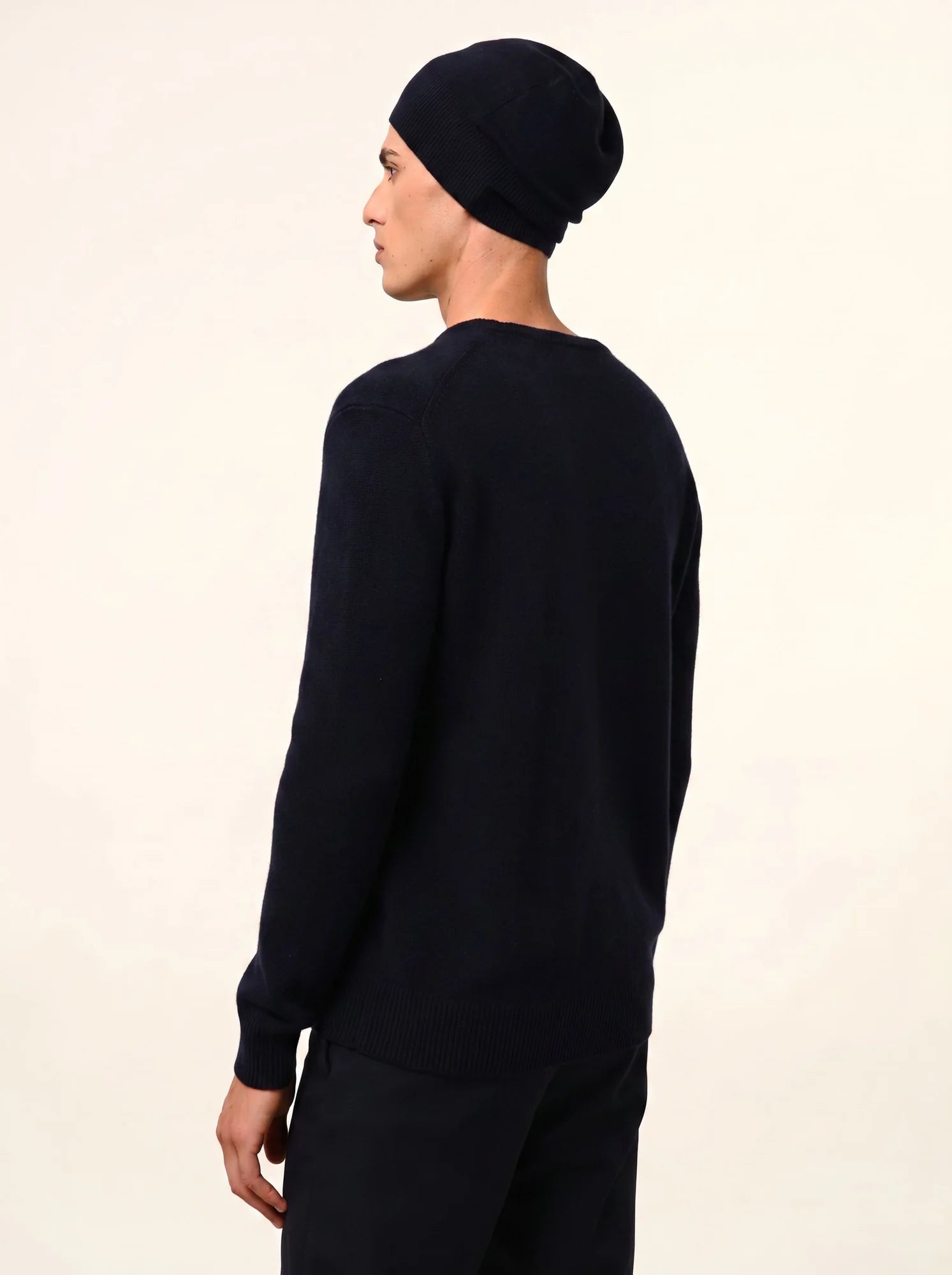 GABIN pullover rundhalsausschnitt 4-fädig marineblau