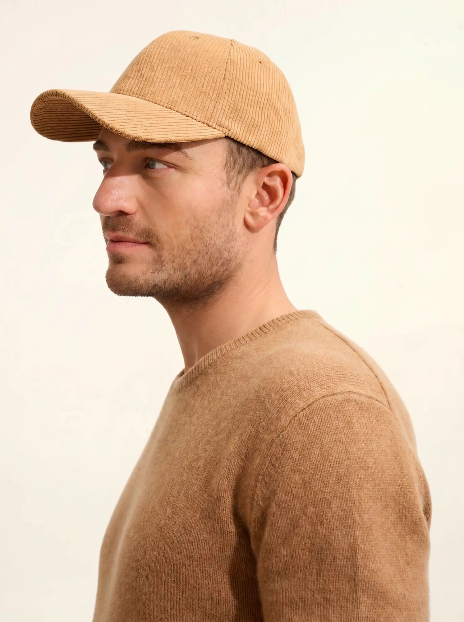 GABIN pullover rundhalsausschnitt 4-fädig noisette