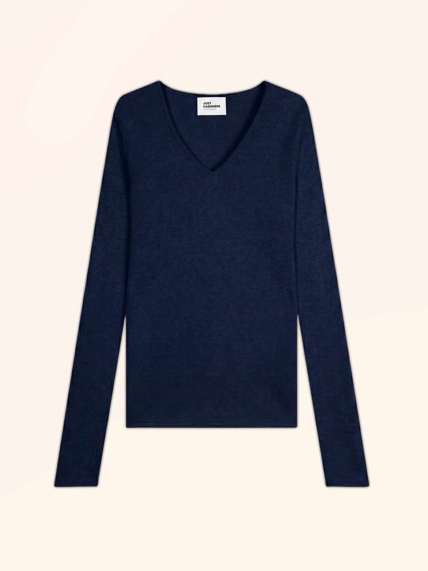 ABBY pullover v-ausschnitt 4-fädig marineblau