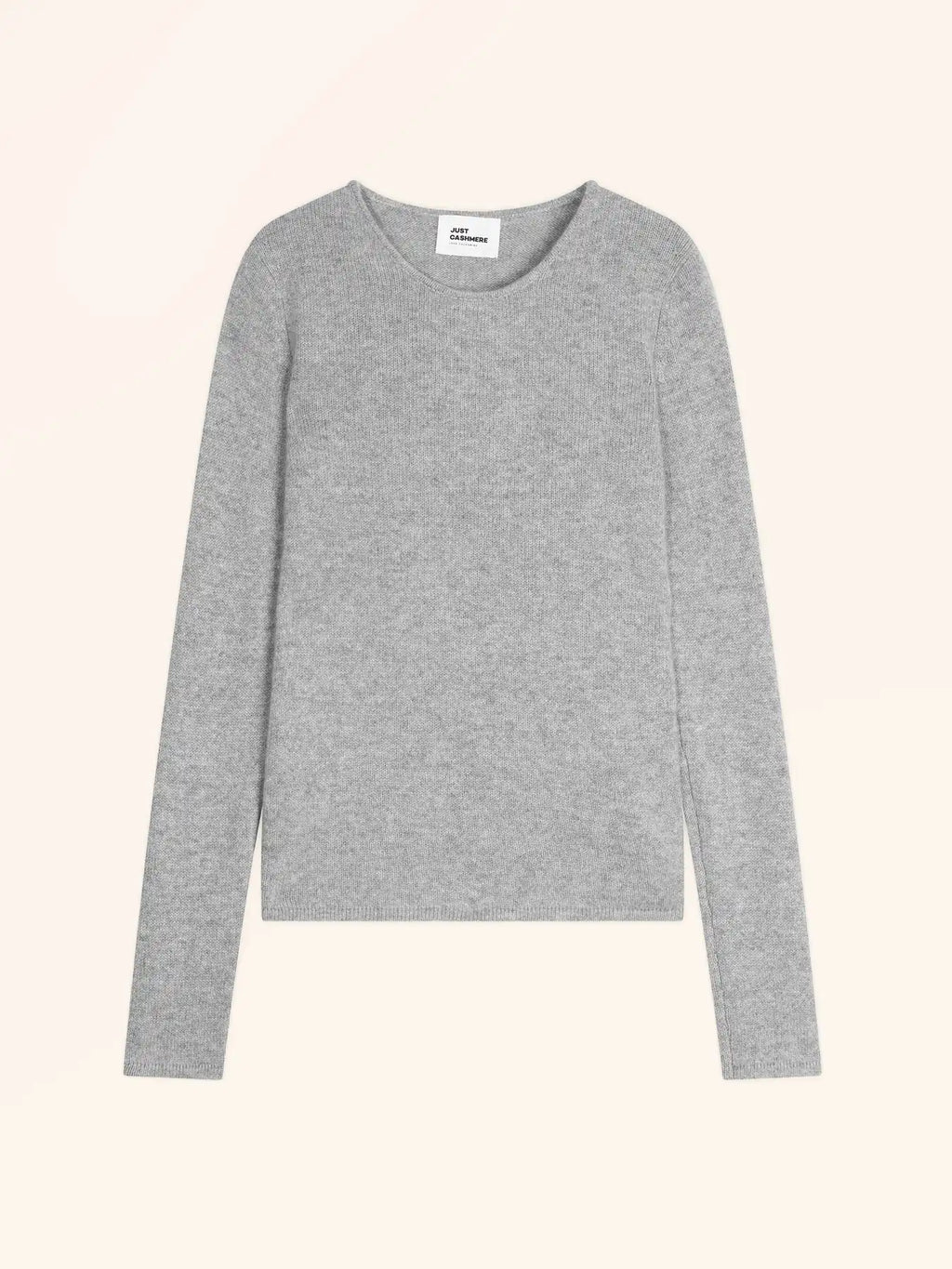 JOYCE pullover rundhalsausschnitt 4-fädig wolke meliert