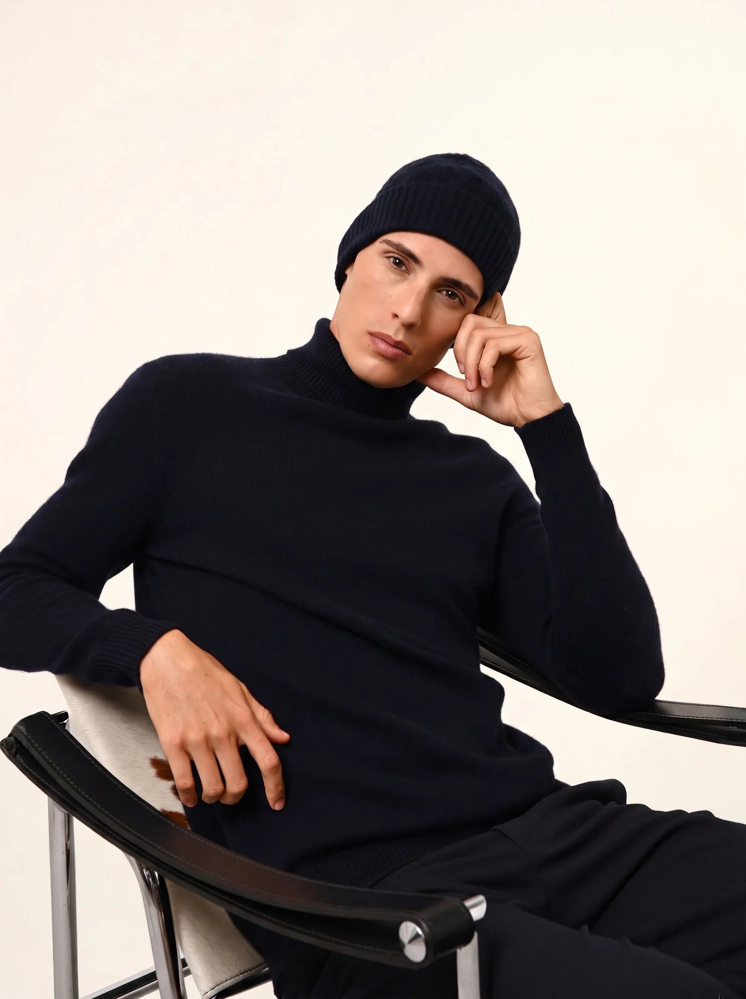 SACHA pullover rollkragen 4-fädig marineblau