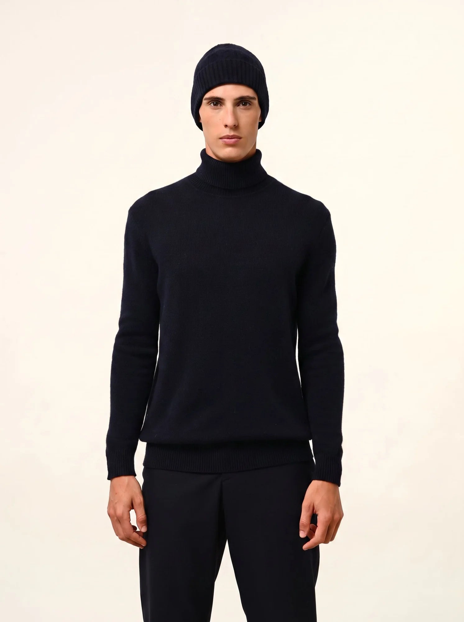 SACHA pullover rollkragen 4-fädig marineblau