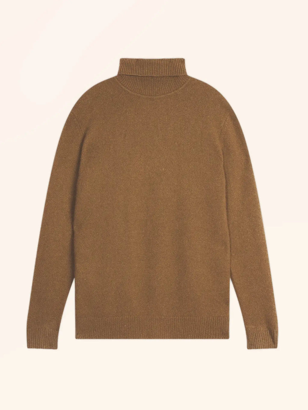 SACHA pullover rollkragen 4-fädig noisette