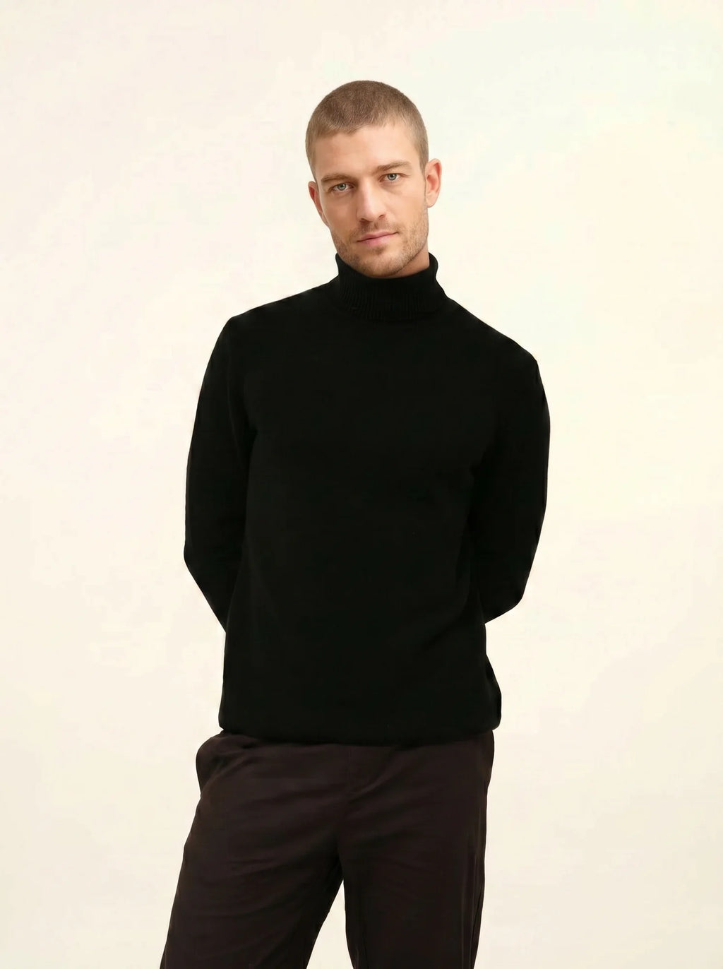 SACHA pullover rollkragen 4-fädig schwarz