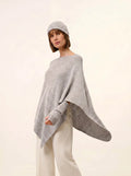SALLY poncho 4-fädig wolke meliert